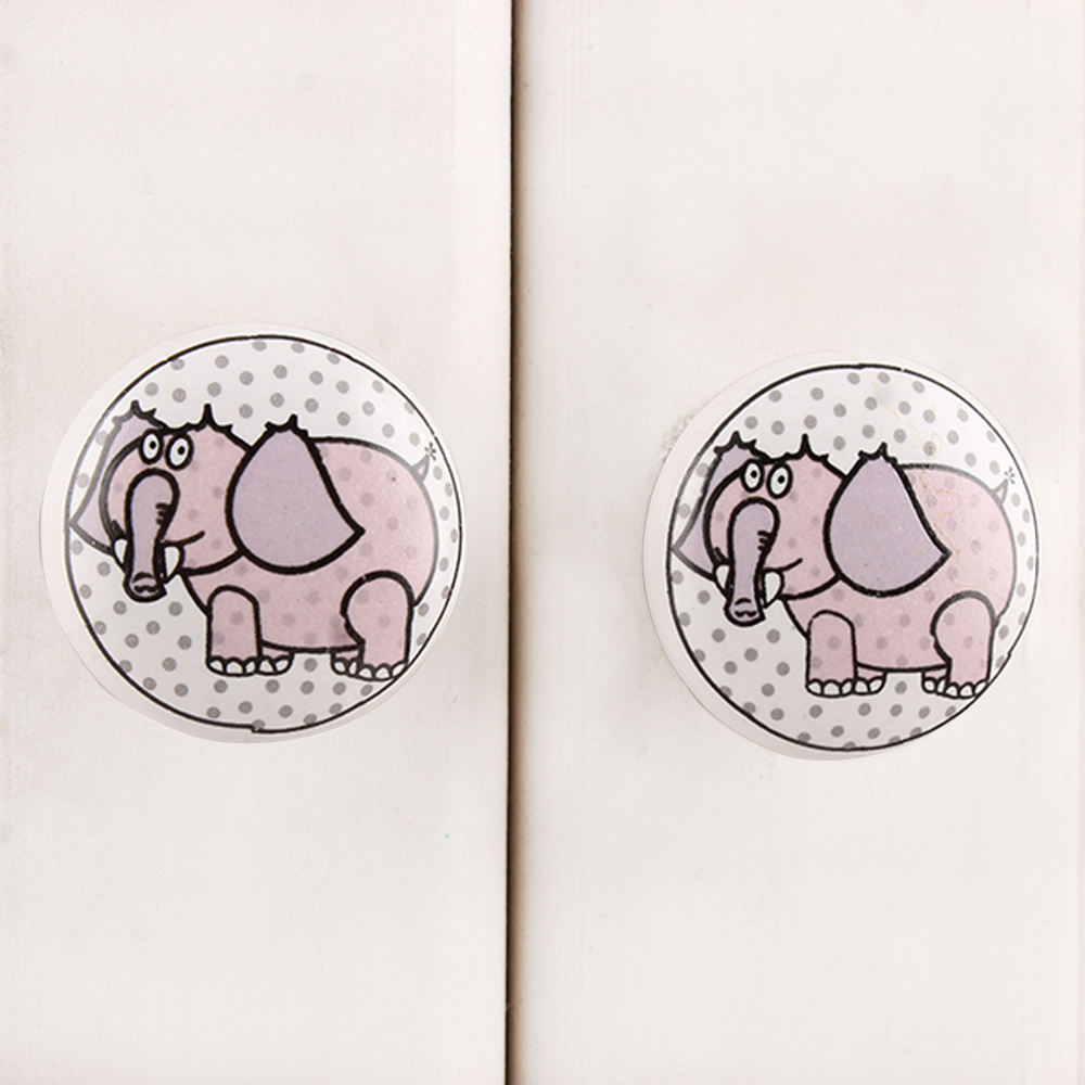 Elephant Ceramic Knob