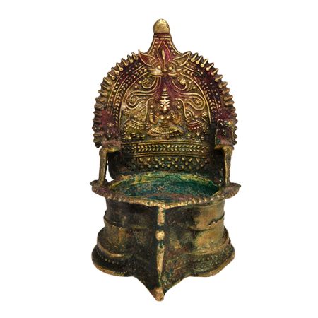 Solid Brass Lakshmi Villakku