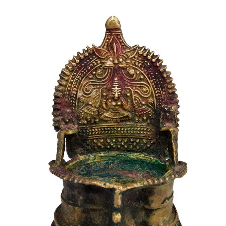 Solid Brass Lakshmi Villakku