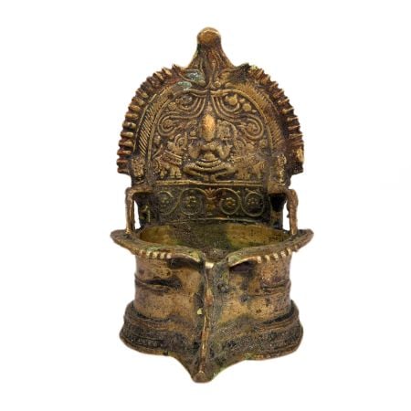 Bronze Oil Lamp of Goddess Laxmi