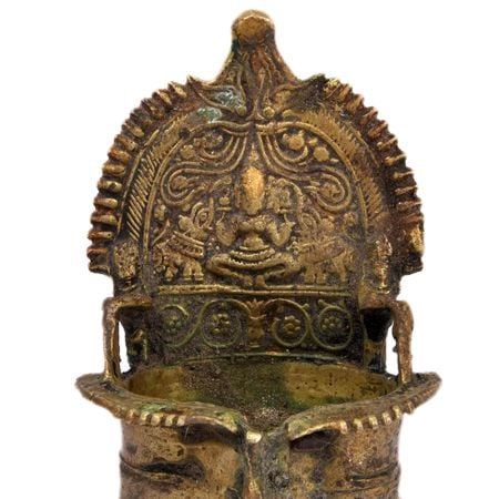 Bronze Oil Lamp of Goddess Laxmi