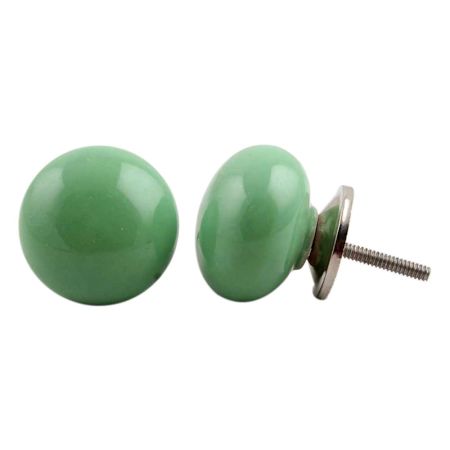 Pea Green Solid Knob