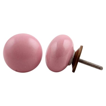 Pink Solid Knob