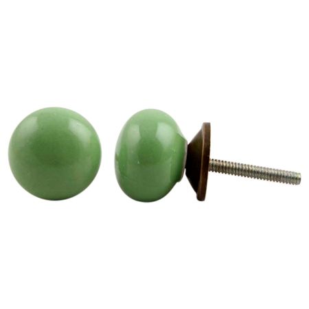 Pea Green Knob Small