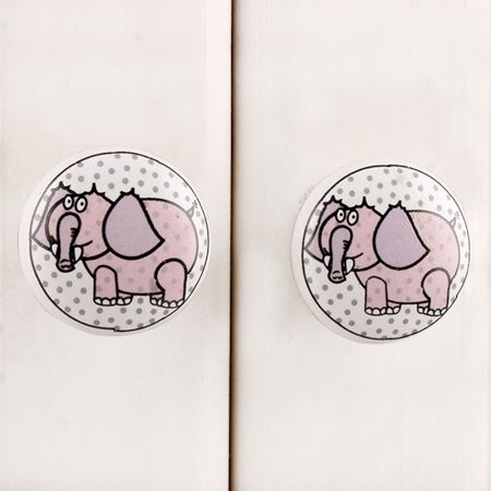 Elephant Ceramic Knob