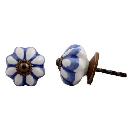 Blue Wheel Medium Knob