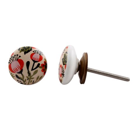 Flower Flat Knob