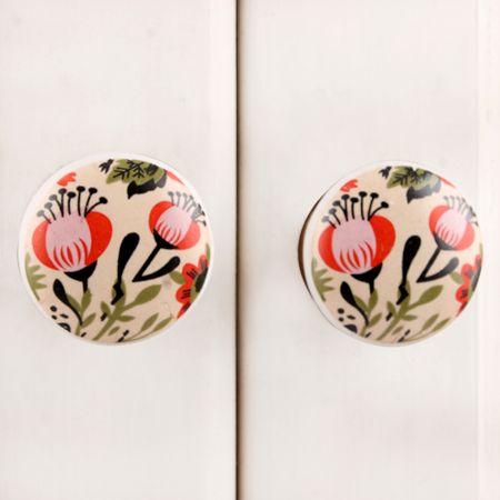 Flower Flat Knob