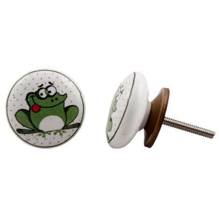 Frog Ceramic Knob