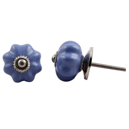 Slate Blue Medium Knob