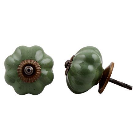 Olive Melon Knob