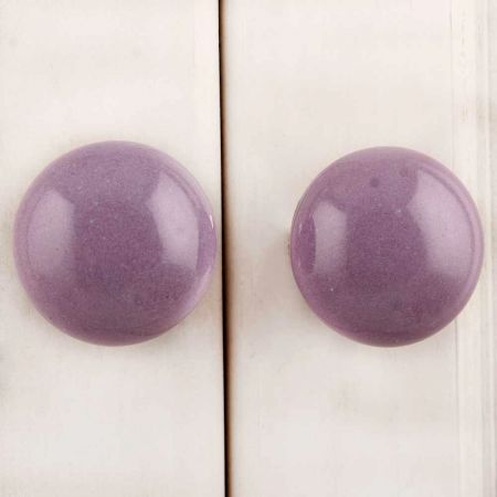 Light Purple Flat Knob
