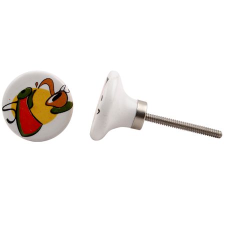 Tea Cup Flat Knob
