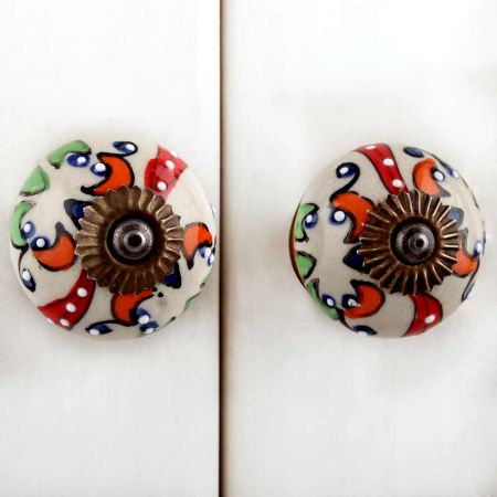 Mixed Color Dresser Knob