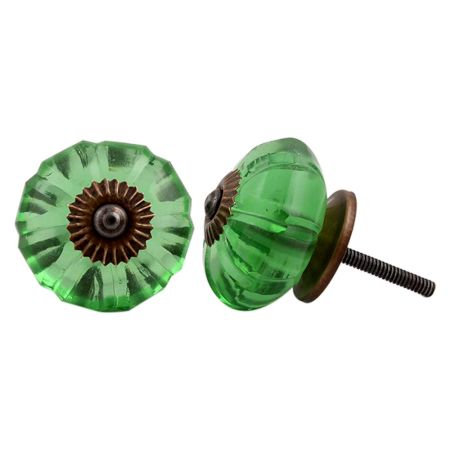 Green Melon Glass Knob (1)