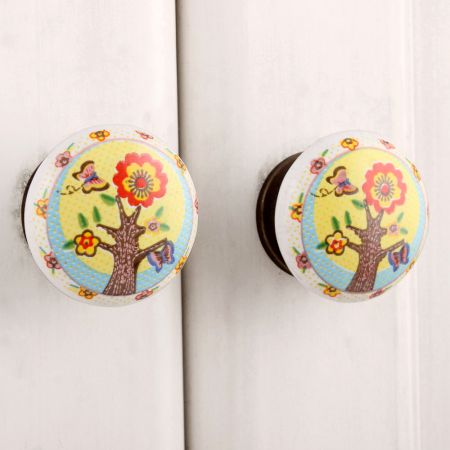 Morning Tree Flat Knob