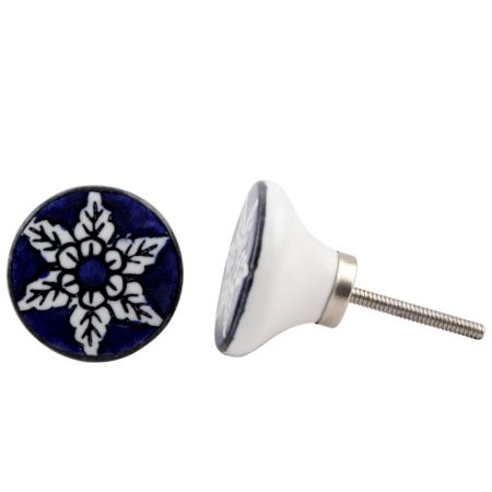 Daffodil Flower Flat Knob