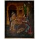 Very old hand painted Krishna painting 24.5 X 31.5