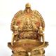 Bronze Oil Lamp with Laxmi.