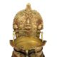 Old Indian Ethnic Ritual Bronze Oil Lamp