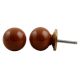 Dark Brown Knob Small
