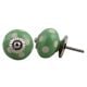 Pea Green Etched Ceramic Knob 35