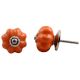 Solid Orange Medium Knob