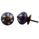 Purple Etched Ceramic Knob 44