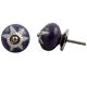 Purple Etched Ceramic Knob 44