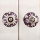 Purple Etched Ceramic Knob 46