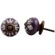 Purple Etched Ceramic Knob 46