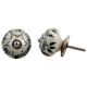 Forest Green Flower Knob