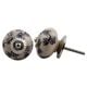 Purple Tiny Floral Dresser Knob