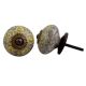 Mixed Circular Crackle Ceramic Wardrobe Knob