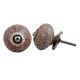 Pink Floral Crackle Ceramic Cabinet Knob