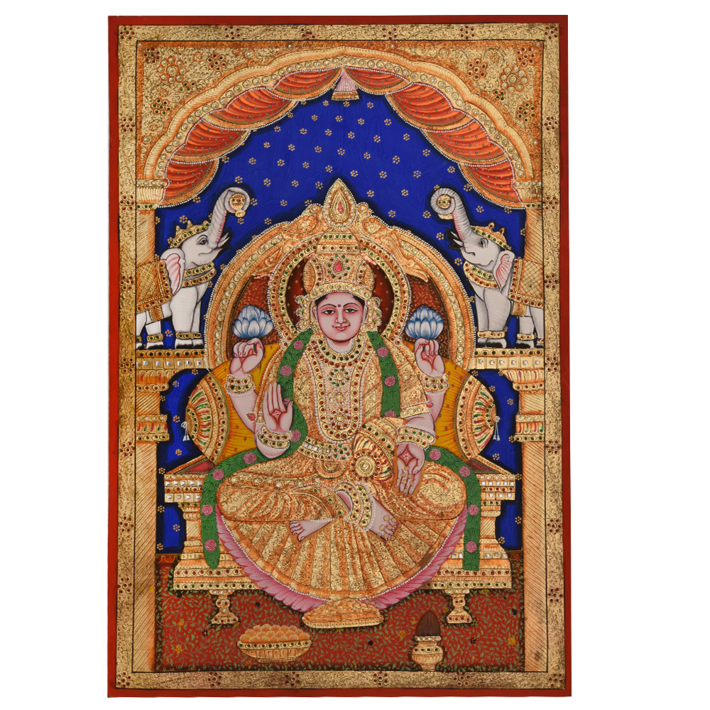 Gajalaxmi Tanjore Painting
