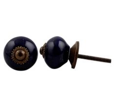 Navy Blue Knob Small