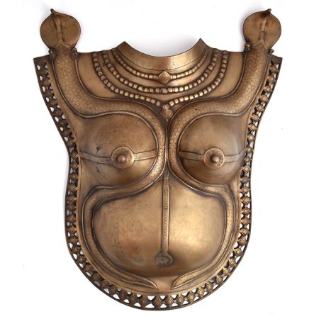 Shiva Parvati Bust Plate
