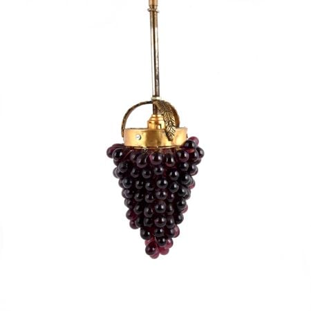 Vintage Purple Grape Lamp Hanging