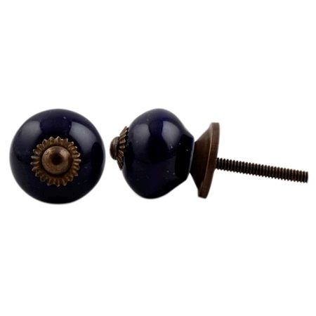 Navy Blue Knob Small