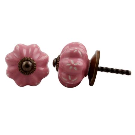 Pink Melon Etched Knob