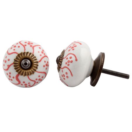 Gloriosa Superba Ceramic Knob