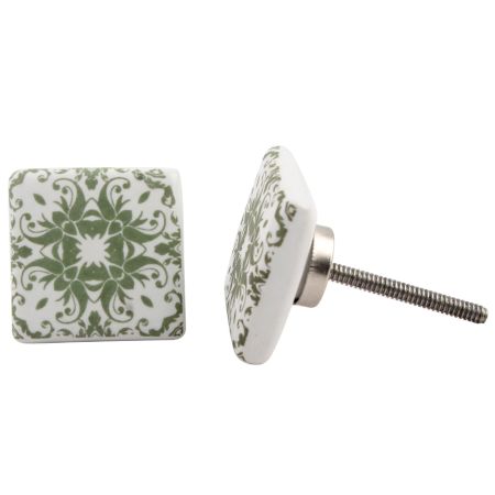Green Square Knob