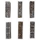 Set of 6 Piece New Mix Wooden Printing Block