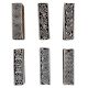 Set of 6 Piece New Mix Wooden Printing Block