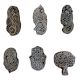Set of 6 Piece New Mix Wooden Printing Block