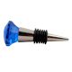 Cobalt Blue Diamond Wine Stopper