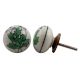 Green Leaf Flat Knob