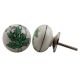Green Leaf Flat Knob