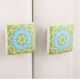 Lime Green Square Knob
